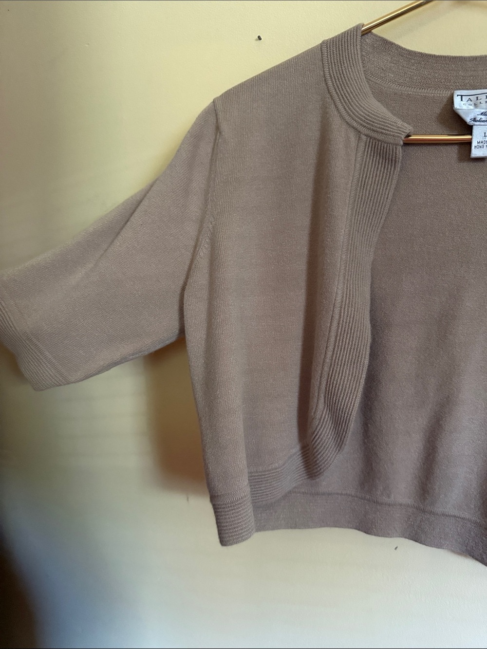 Talbots Tan Tank & Cardigan - Picture 9 of 11